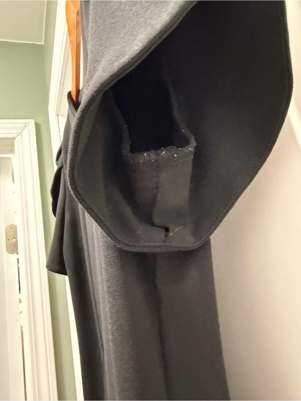 Calvin Klein Black Midi Sheath Dress with Puff Sleeves - Picture 7 of 13